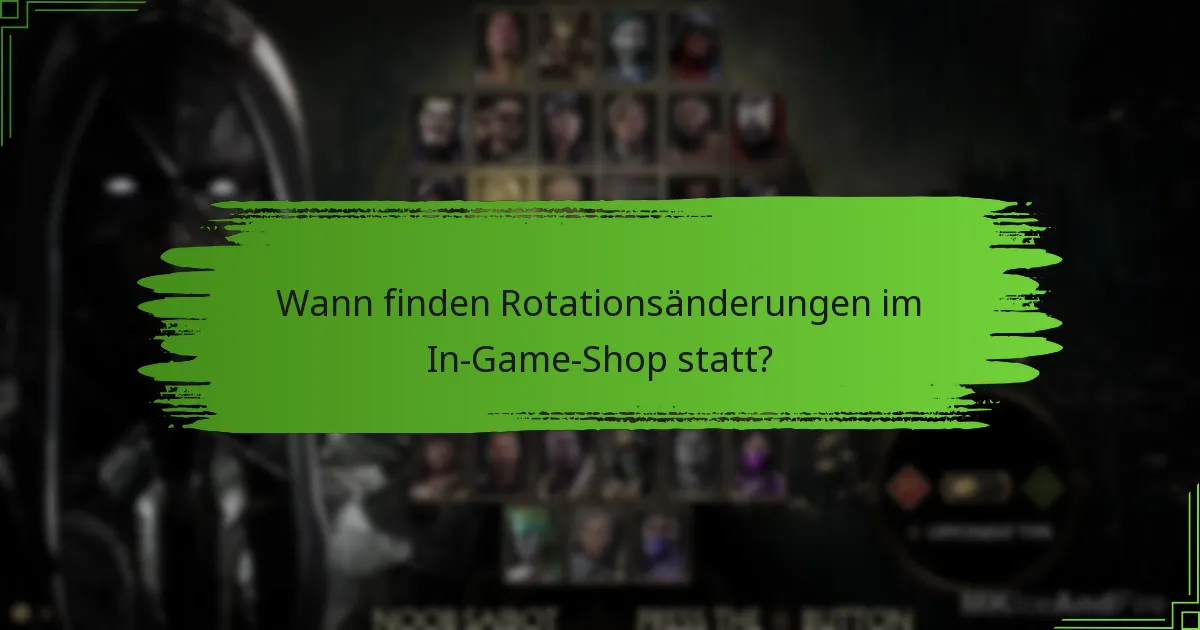 Welche neuen Artikel sind in Mortal Kombat 11 verfügbar?