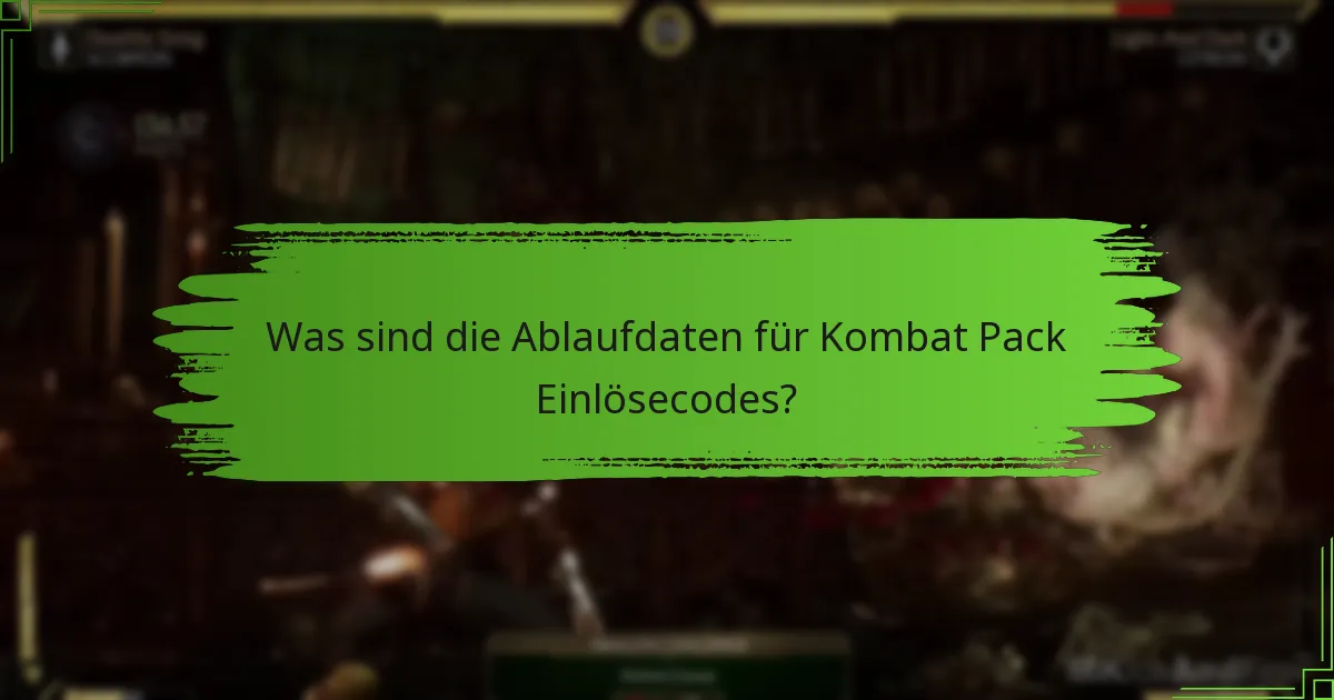 Wie verwendet man Mortal Kombat 11 Kombat Pack Einlösecodes?