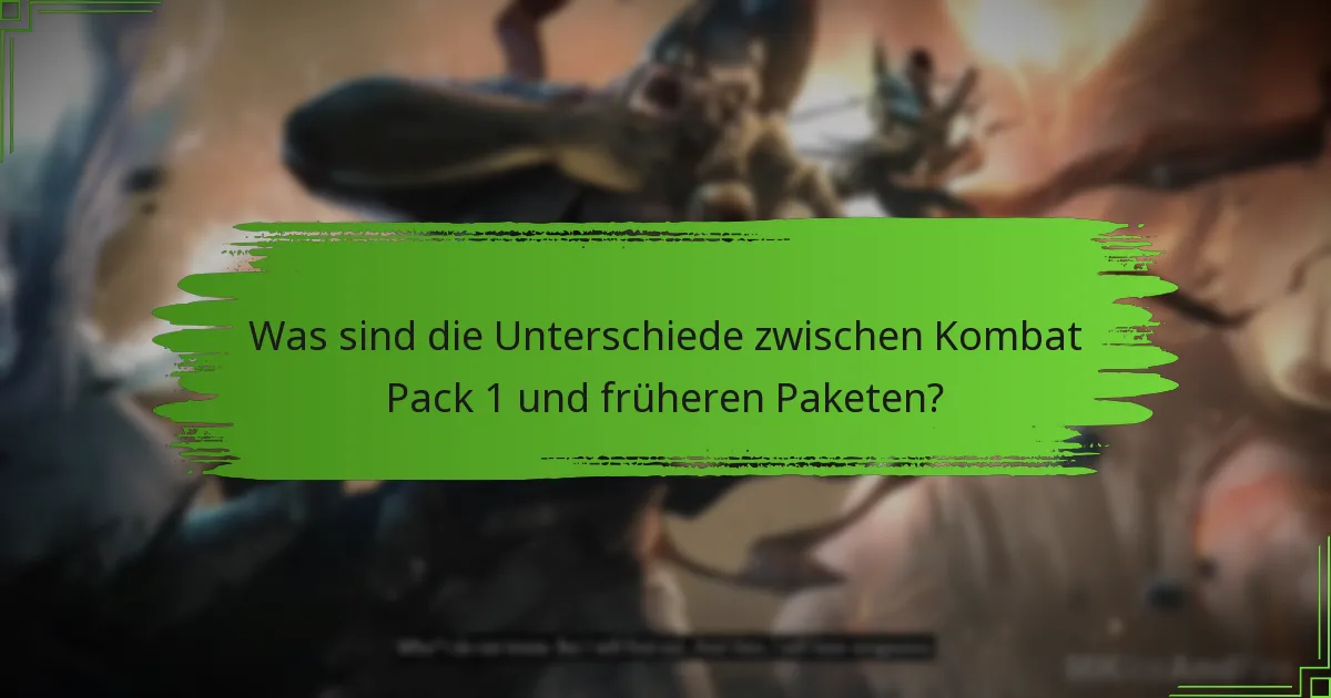 Welche Charaktere sind im Kombat Pack 1 verfügbar?